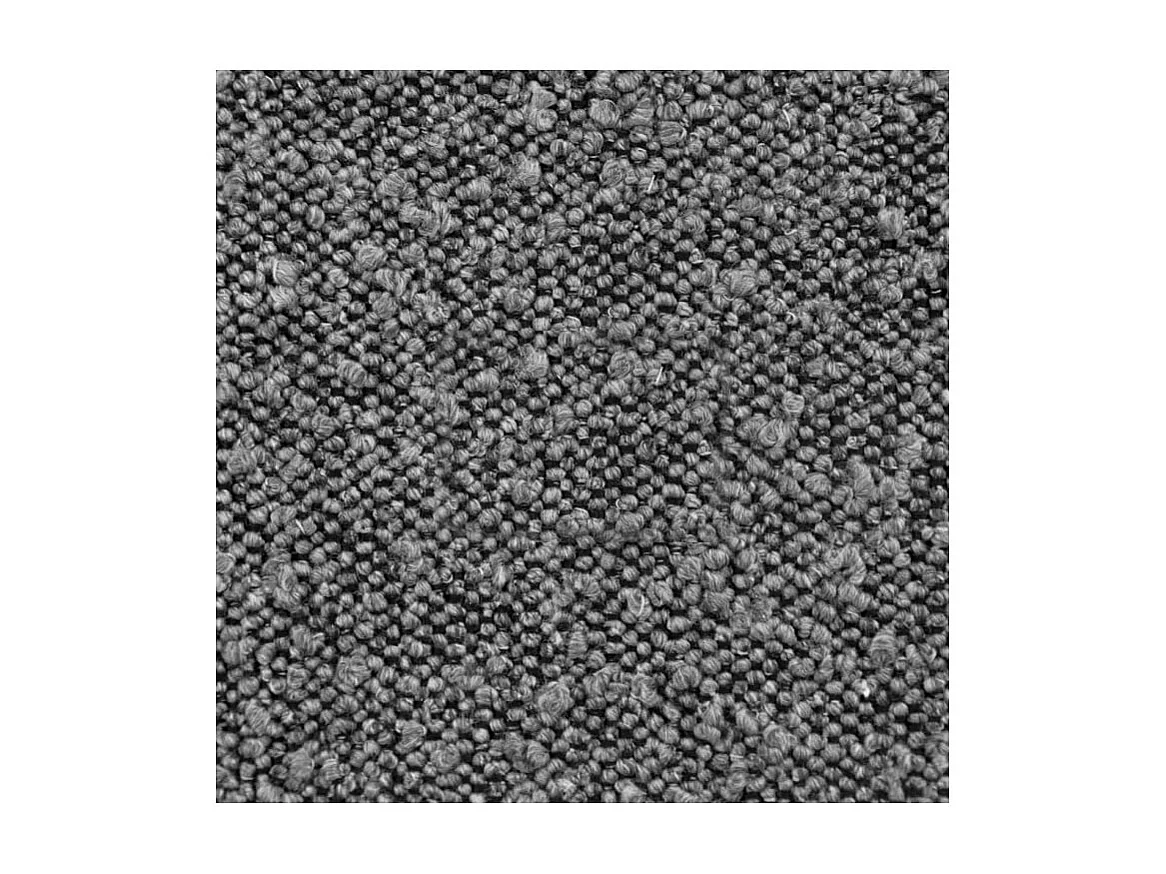 Lit FRESCA 140 x 200 cm - Tissu Bouclette Gris Foncé