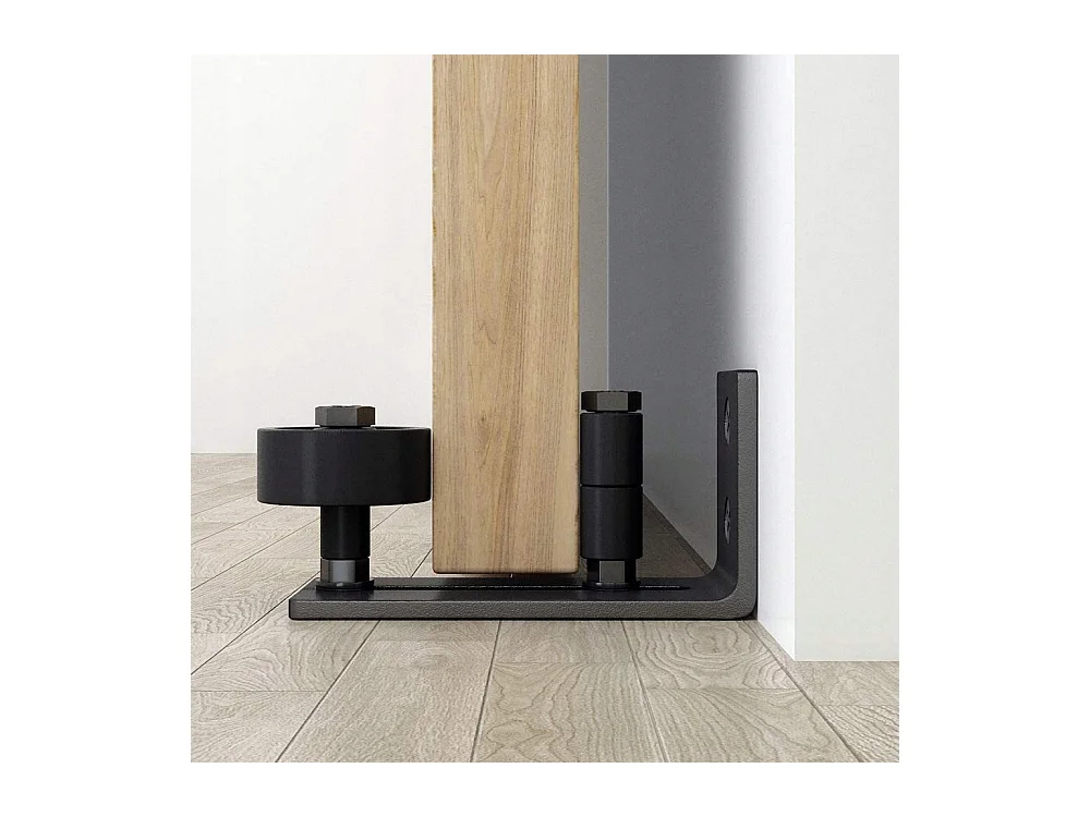 GUIDE GUIDAGE Guide INFÉRIEUR POUR PORTES COULISSANTES ROULETTE BARN DOOR