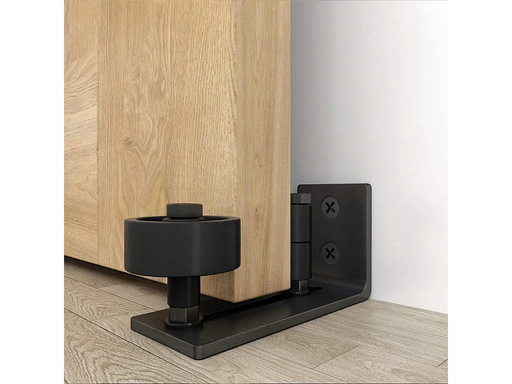 GELEIDER GELEIDING Onderste geleider voor schuifdeuren ROL BARN DOOR