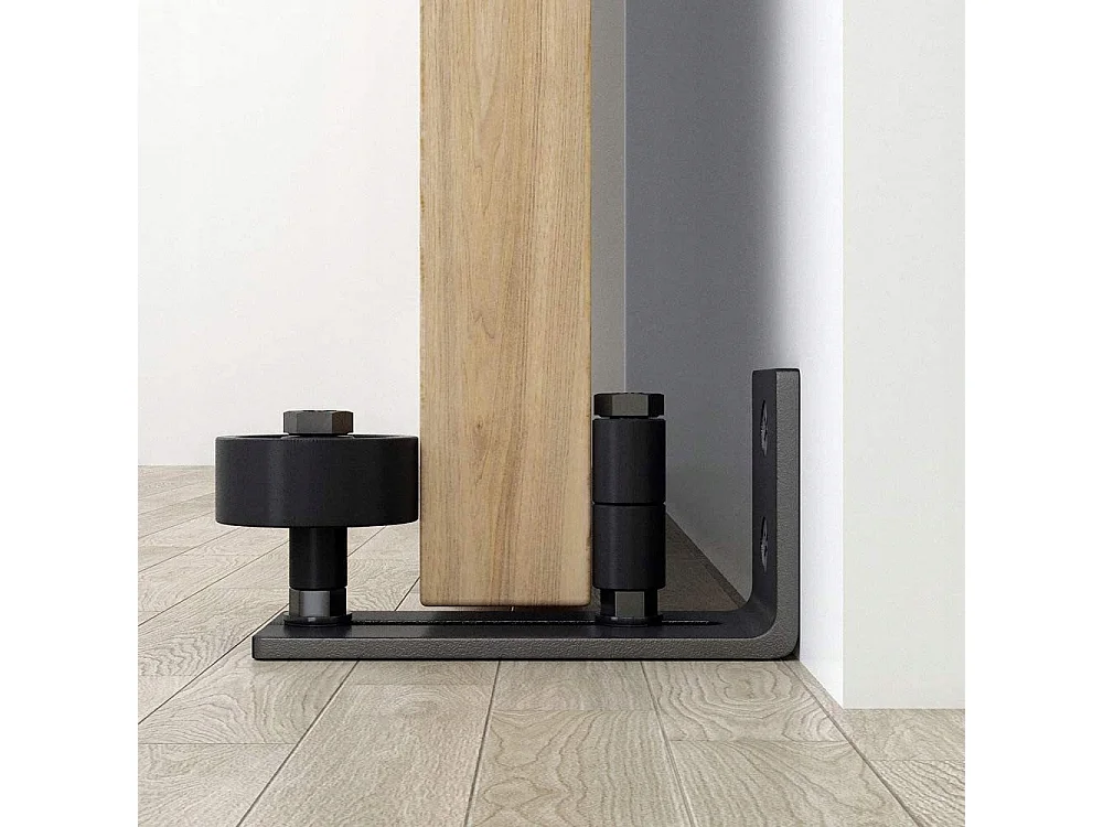 GELEIDER GELEIDING Onderste geleider voor schuifdeuren ROL BARN DOOR