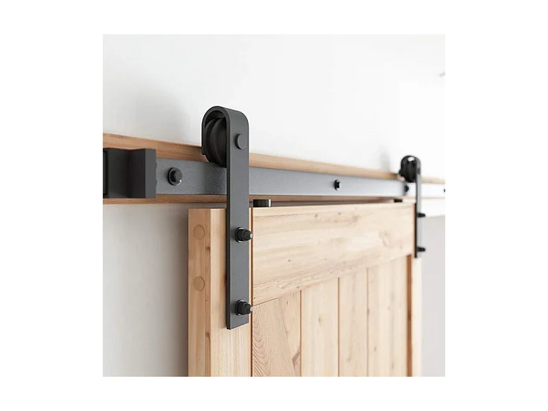 SYSTÈME DE PORTES COULISSANTES BARN DOOR KIT DE QUINCAILLERIE 2 m LOFT RETRO BARNDOOR