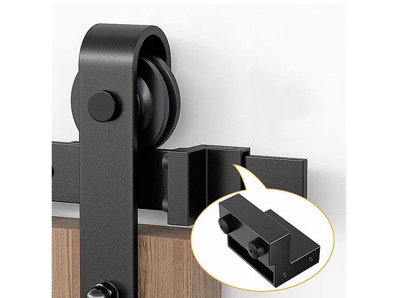 SCHIEBETÜRENSYSTEM BARN DOOR BESCHLAGSET 2 m LOFT RETRO BARNDOOR