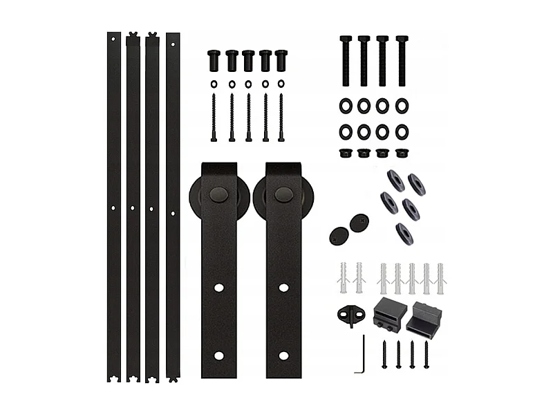 SCHIEBETÜRENSYSTEM BARN DOOR BESCHLAGSET 2 m LOFT RETRO BARNDOOR