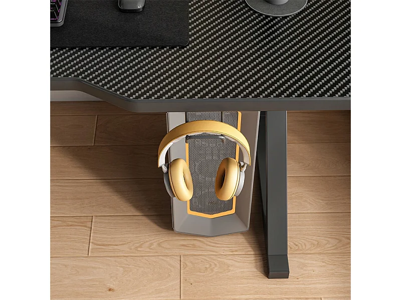 MESA DE JOGOS MESA PARA JOGADORES MODERNA COMPUTADOR LOFT PRETA 120 CM