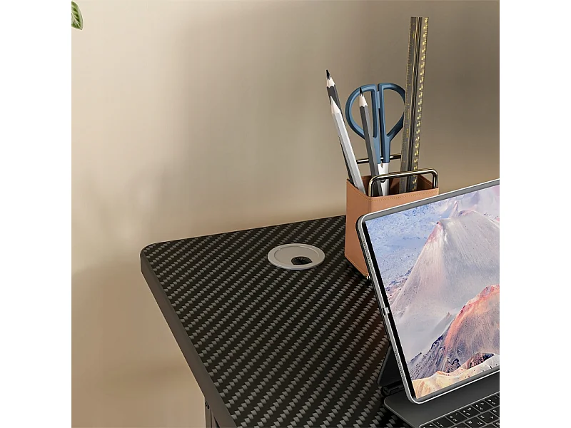 MESA DE JOGOS MESA PARA JOGADORES MODERNA COMPUTADOR LOFT PRETA 120 CM