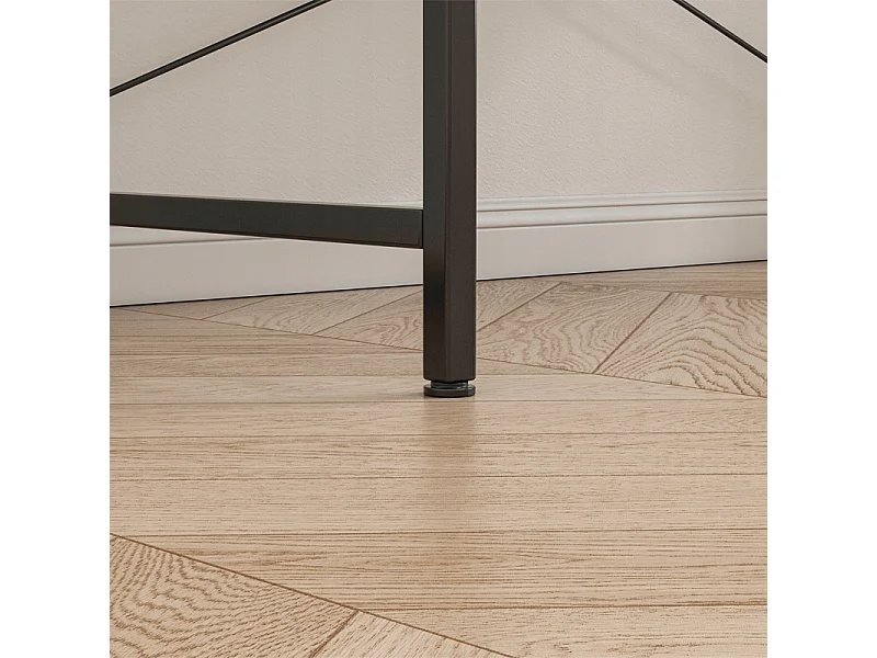 ESCRITORIO INDUSTRIAL PARA ORDENADOR MESA MODERNA LOFT ROBLE CLARO 120 CM