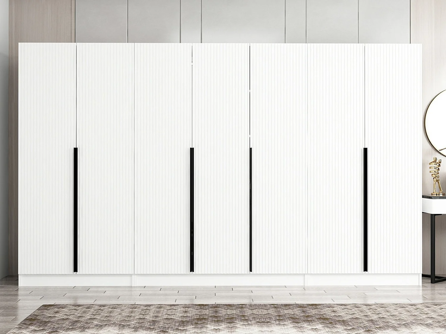 Armario Kale Plus-7788 blanco 315x210x52 cm