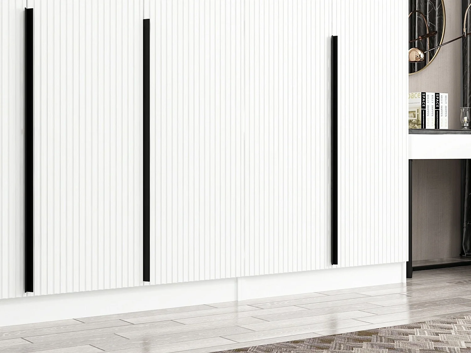 Armario Kale Plus-7788 blanco 315x210x52 cm