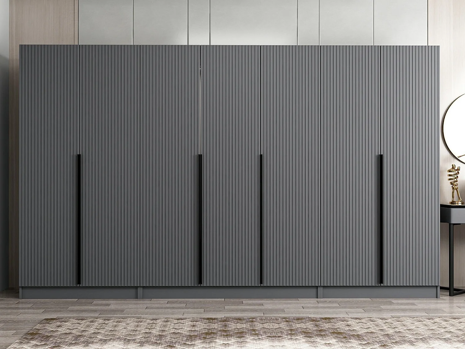 Armario Kale Plus-7778 antracita 315x210x52 cm