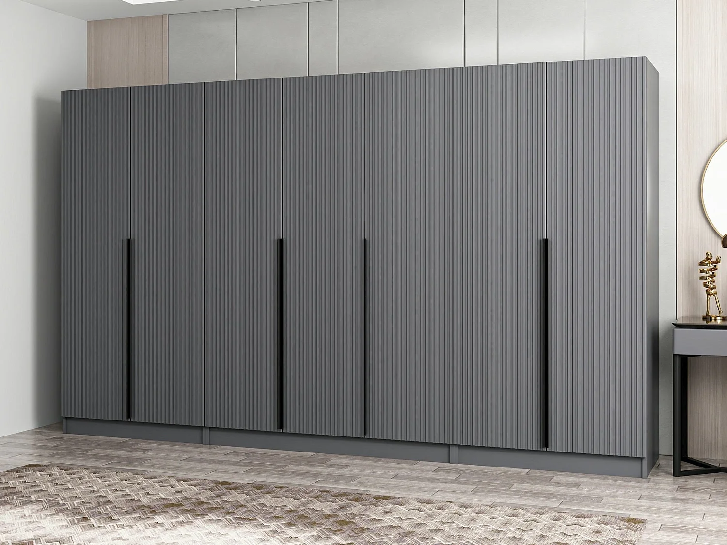 Armario Kale Plus-7778 antracita 315x210x52 cm