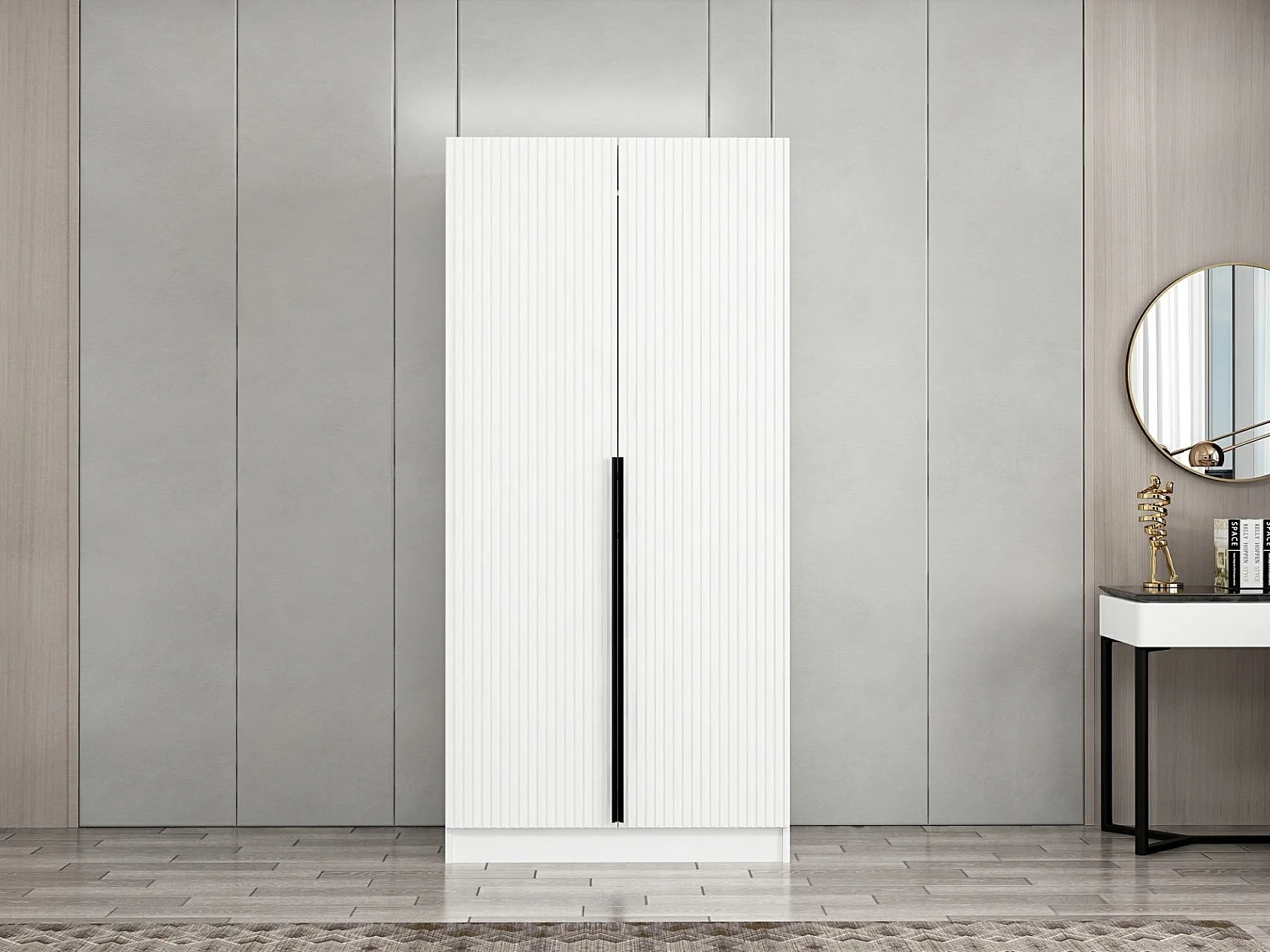 Armario Kale Plus Membran 210 blanco 90x210x52 cm