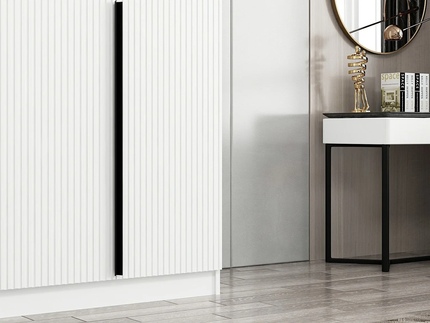 Armario Kale Plus Membran 210 blanco 90x210x52 cm