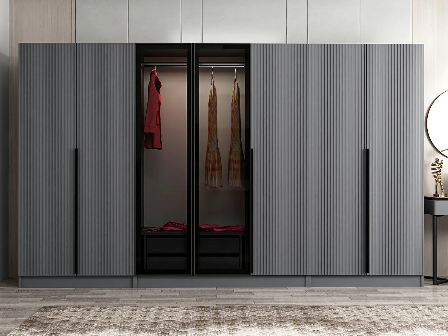 Armario Kale Plus-7806 humo 315x210x52 cm