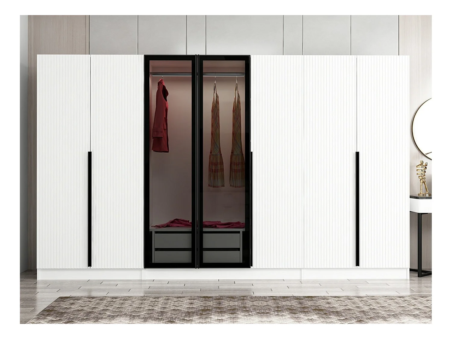 Armario Kale Plus-7814 humo 315x210x52 cm