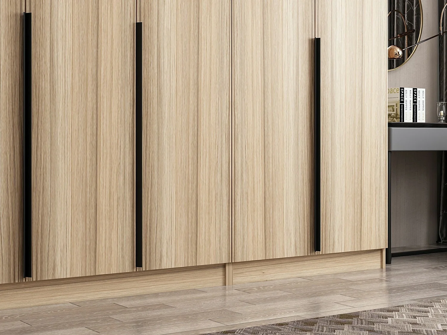 Armario Kale Plus-7798 color roble 315x210x52 cm