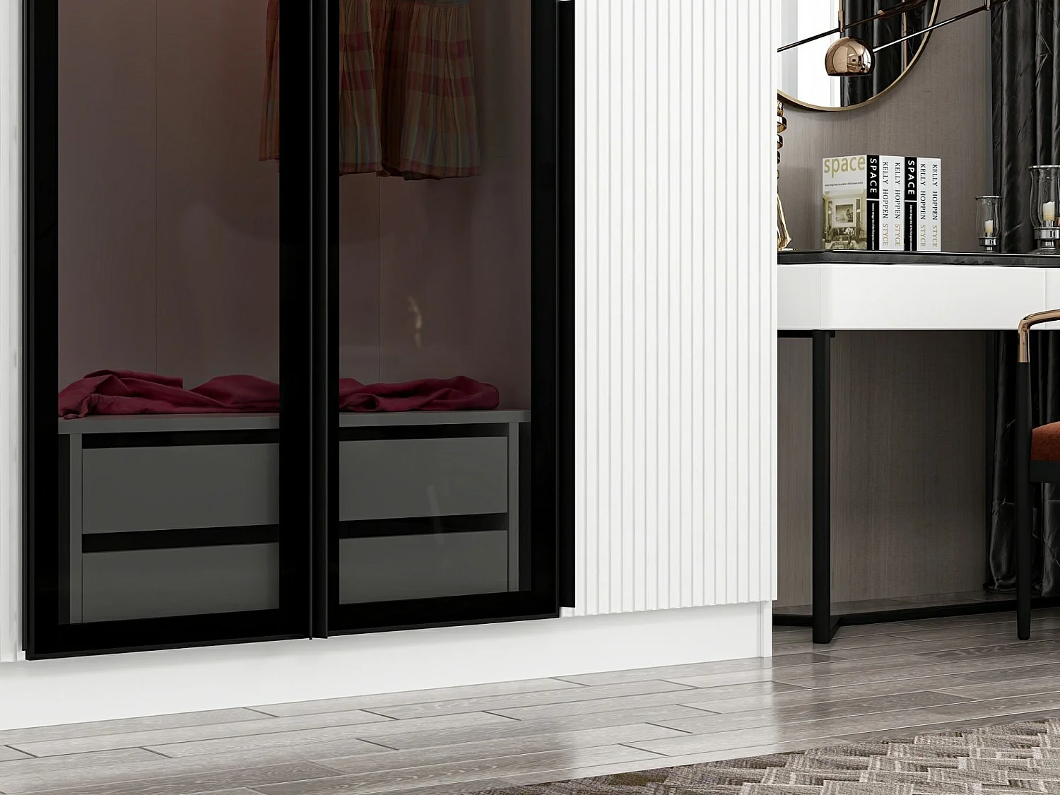 Armario Kale Plus-7812 humo 225x210x52 cm