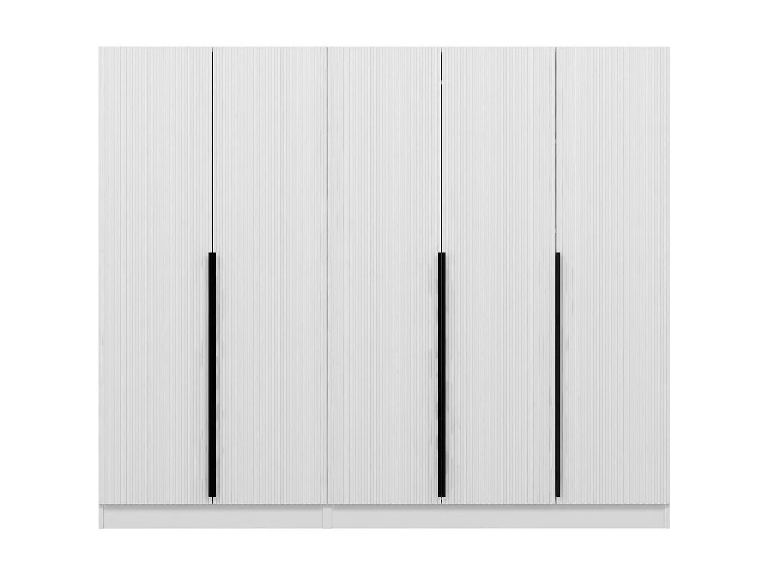 Armario Kailua M109, Blanco, 210x225x52cm, Puertas de armario: Con bisagras