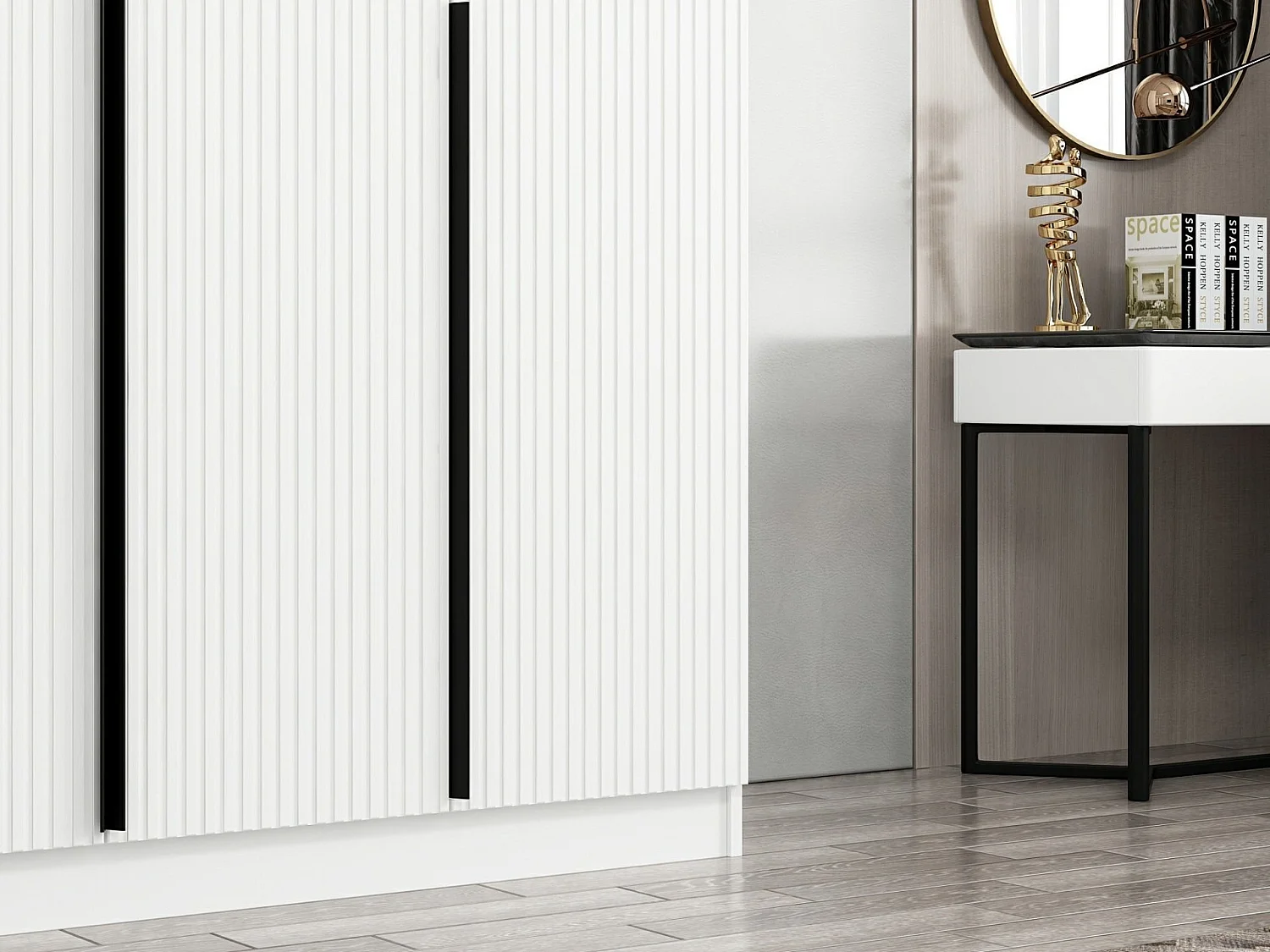 Armario Kale-2288 blanco 135x210x52 cm