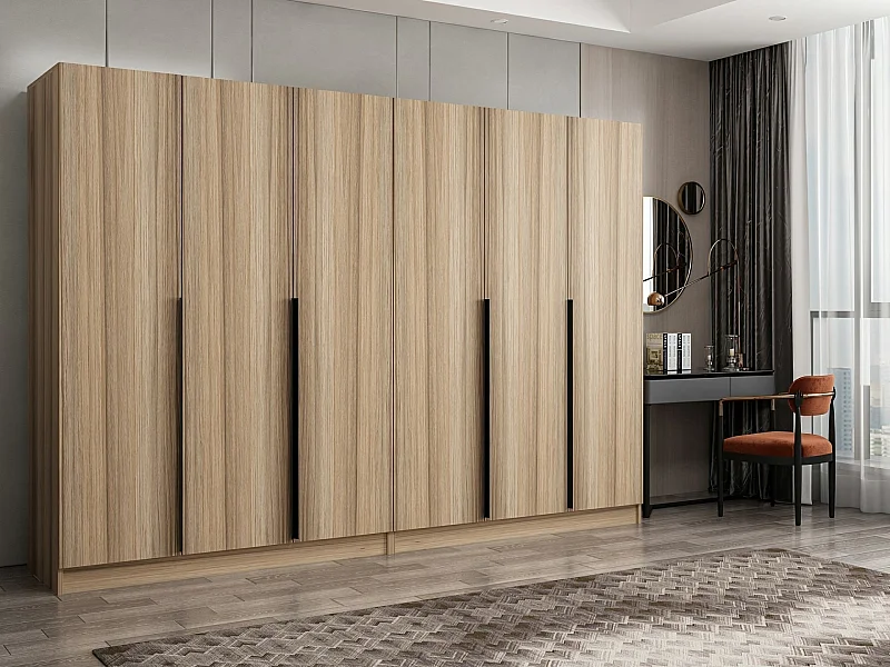 Armario Kale Plus-7797 color roble 270x210x52 cm