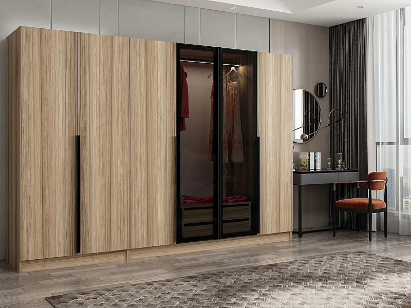 Armario Kale Plus-7820 humo 225x210x52 cm