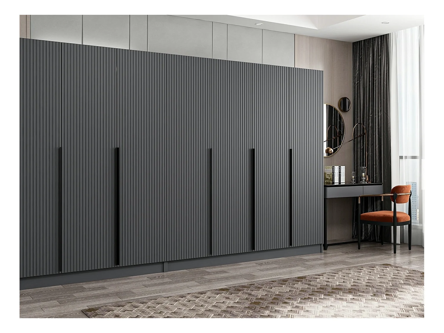 Armario Kale Plus-7779 antracita 315x210x52 cm