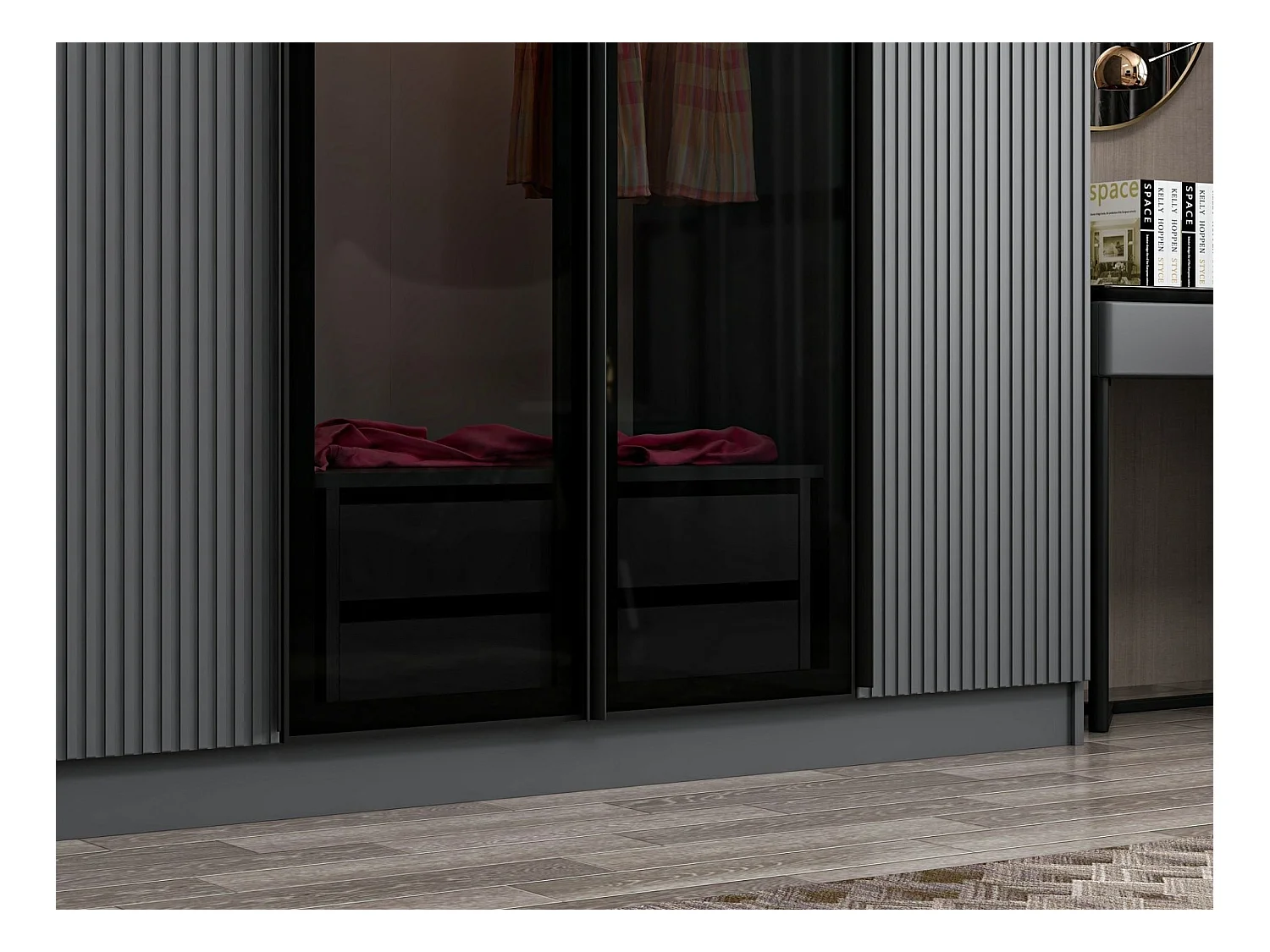 Armario Kale Plus-7807 humo 315x210x52 cm