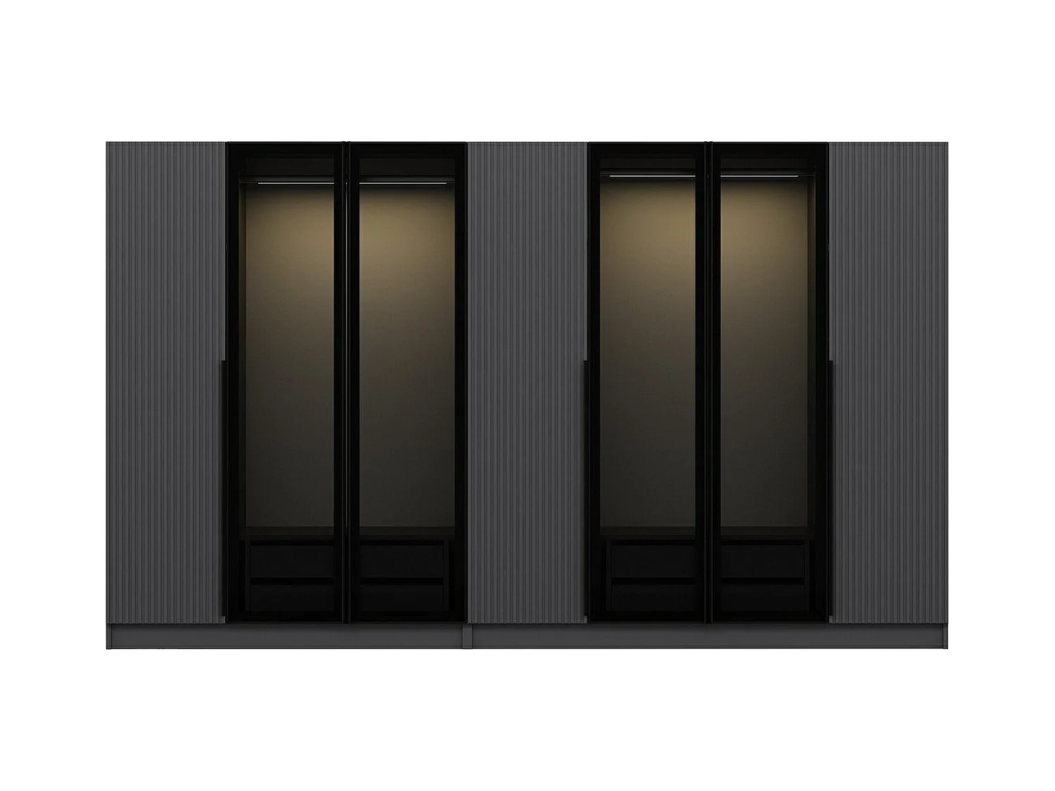 Armario Kale Plus-7807 humo 315x210x52 cm