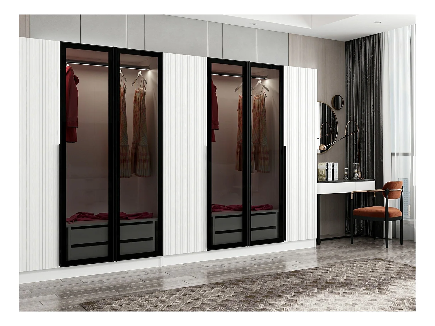 Armario Kale Plus-7815 humo 315x210x52 cm