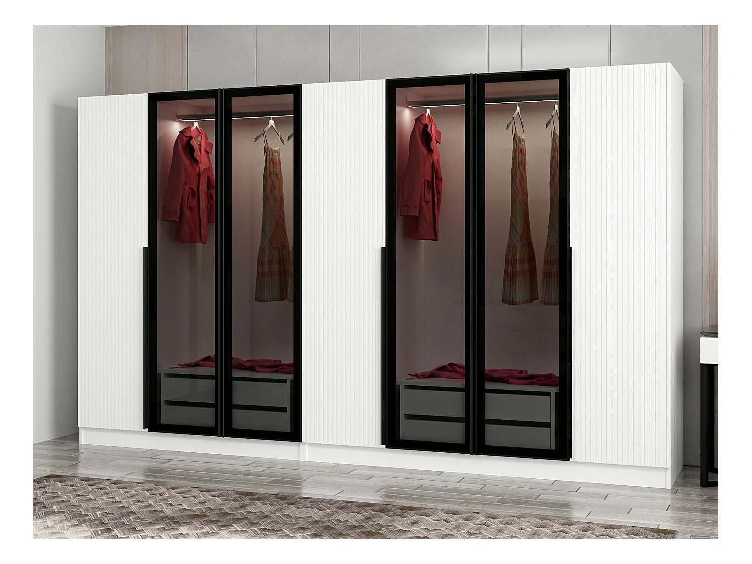 Armario Kale Plus-7815 humo 315x210x52 cm