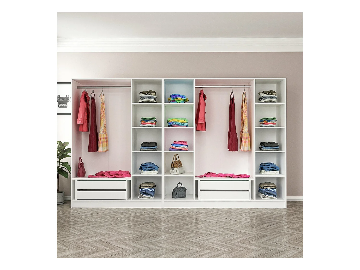 Armario Kale Plus-7815 humo 315x210x52 cm