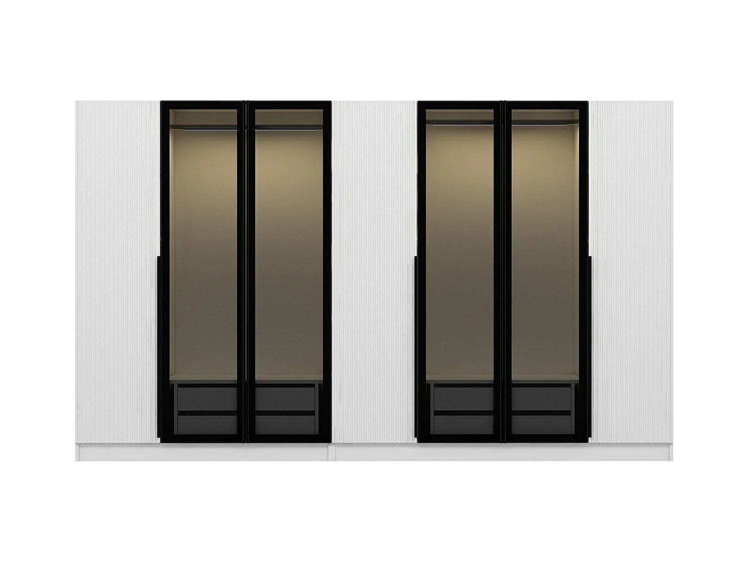 Armario Kale Plus-7815 humo 315x210x52 cm