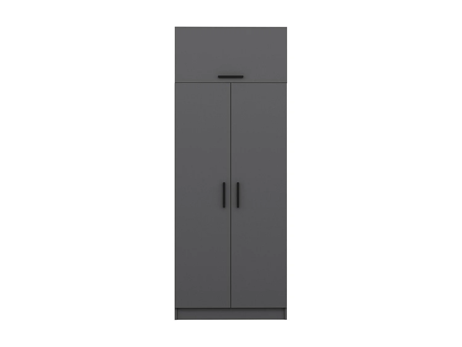 Armoire 3 portes Sanura L90xH235cm Anthracite