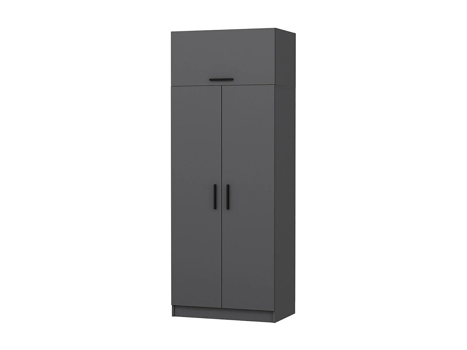 Armoire 3 portes Sanura L90xH235cm Anthracite