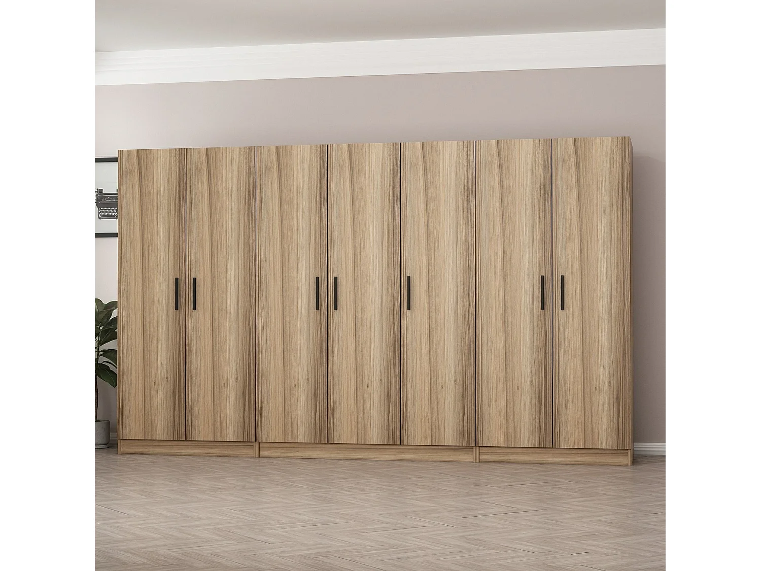 Armario Kale-7632 dore 315x210x52 cm