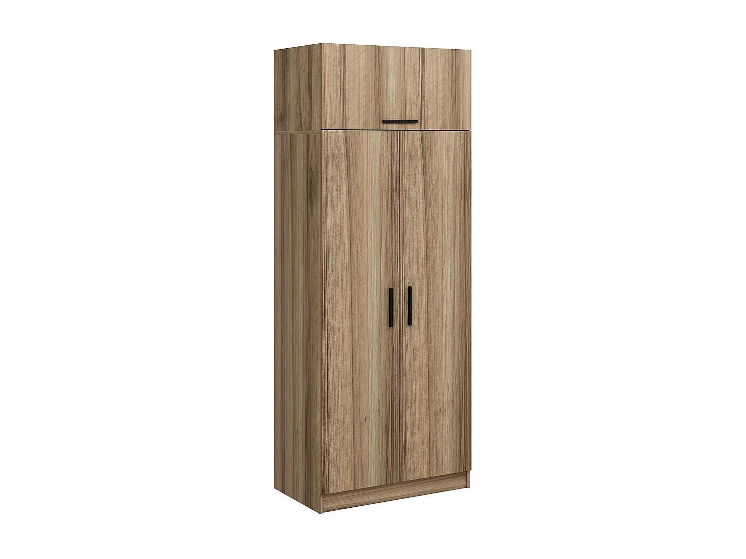 Armoire 3 portes Sanura L90xH235cm Chêne clair