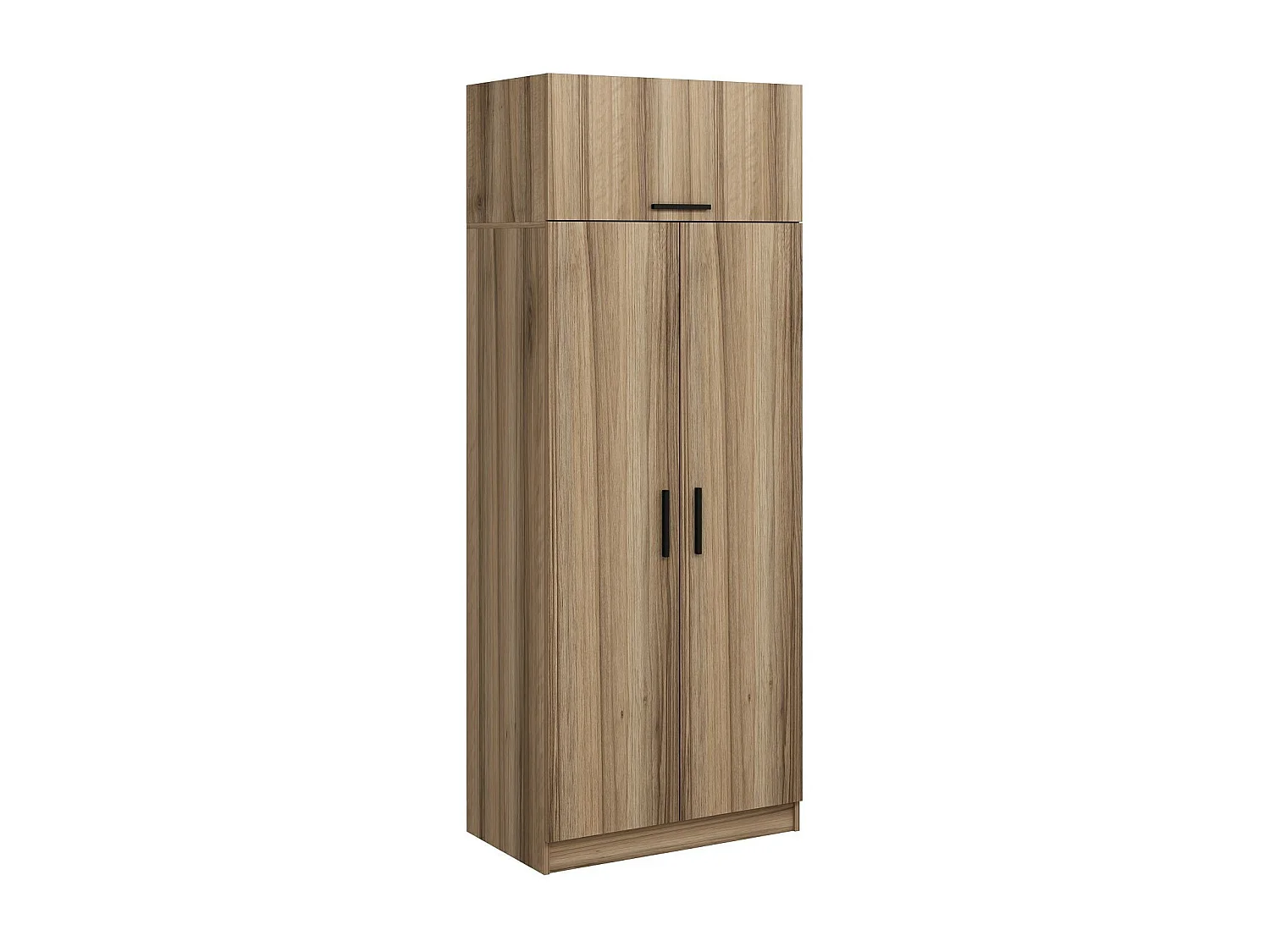 Armoire 3 portes Sanura L90xH235cm Chêne clair