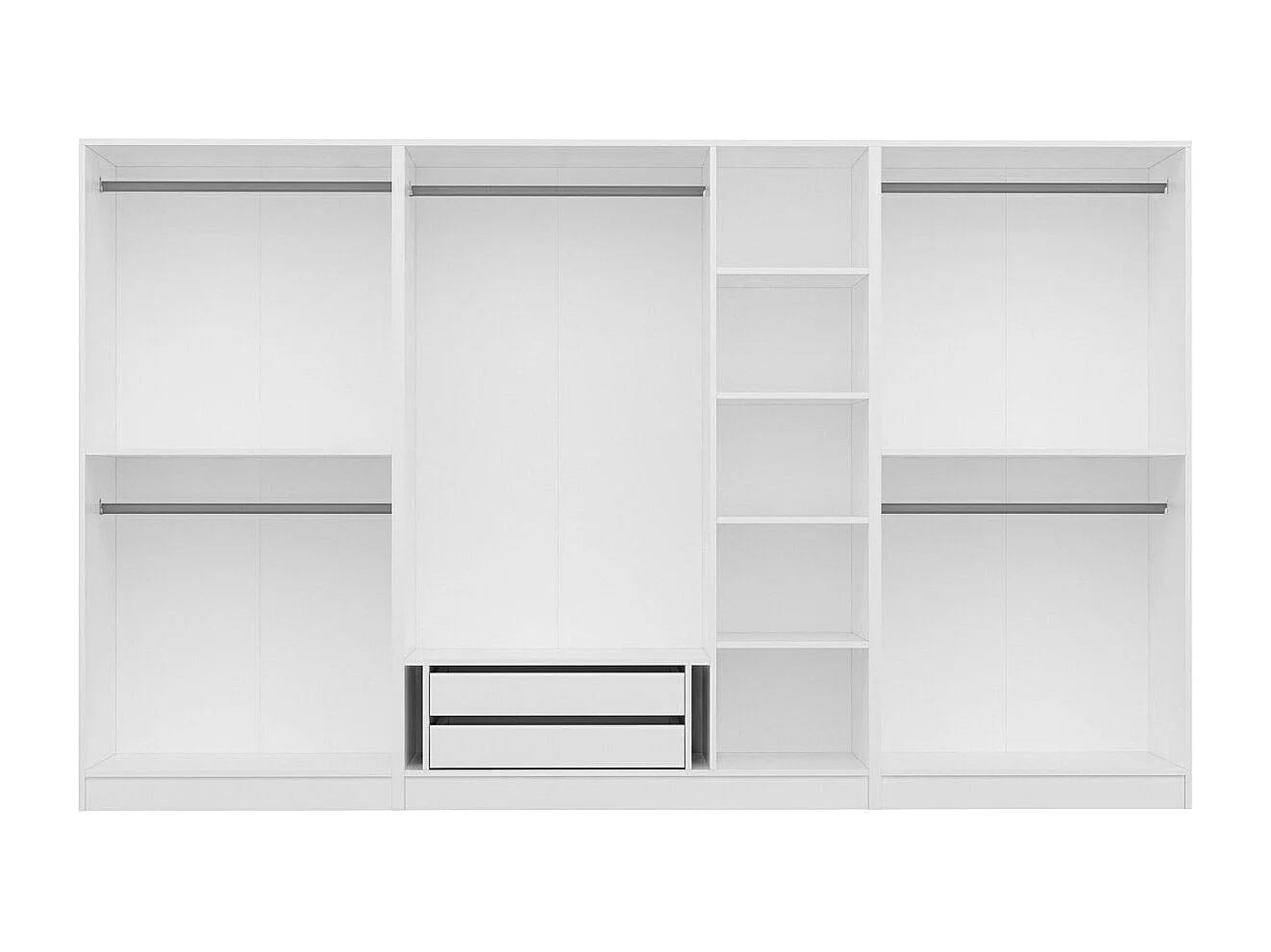 Armario Kale-5035 blanco 315x210x52 cm
