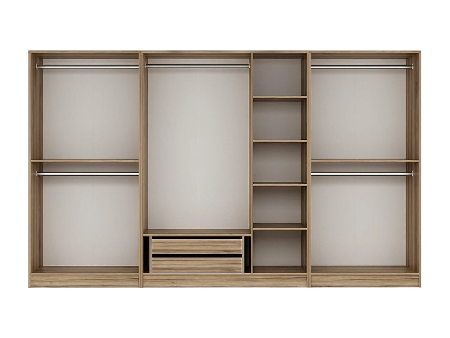 Armario Kale-7542 dore 315x190x52 cm