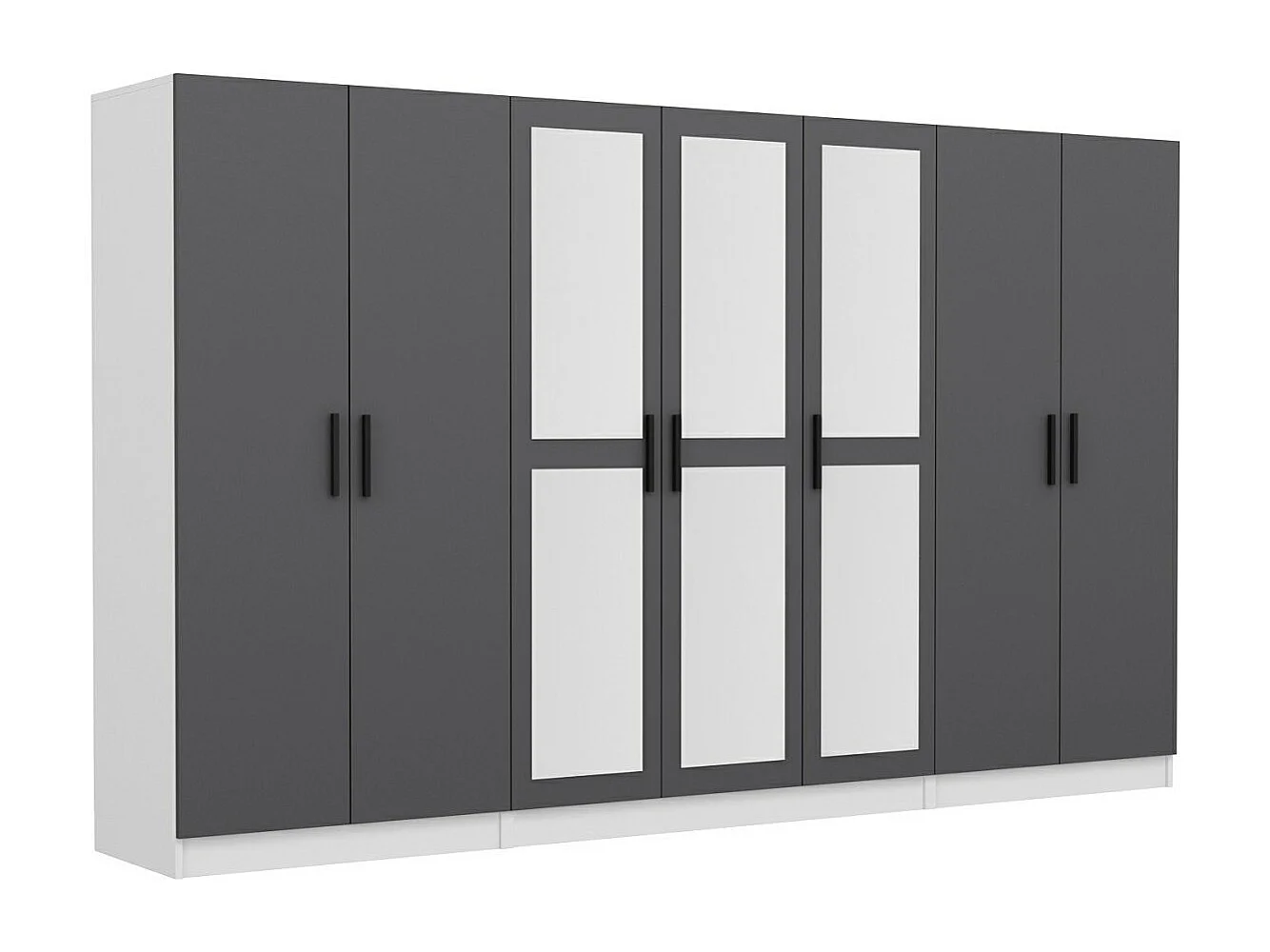 Armario Kale-4964 antracita 315x190x52 cm
