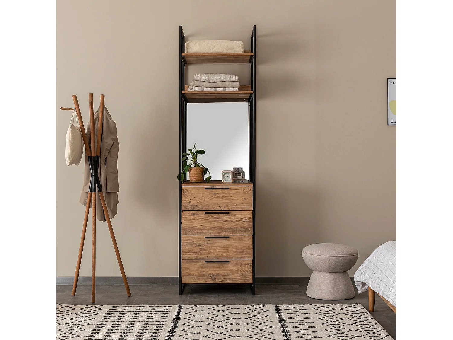 Armario Dynamic Takım-8 color pino atlántico 192x225x52 cm