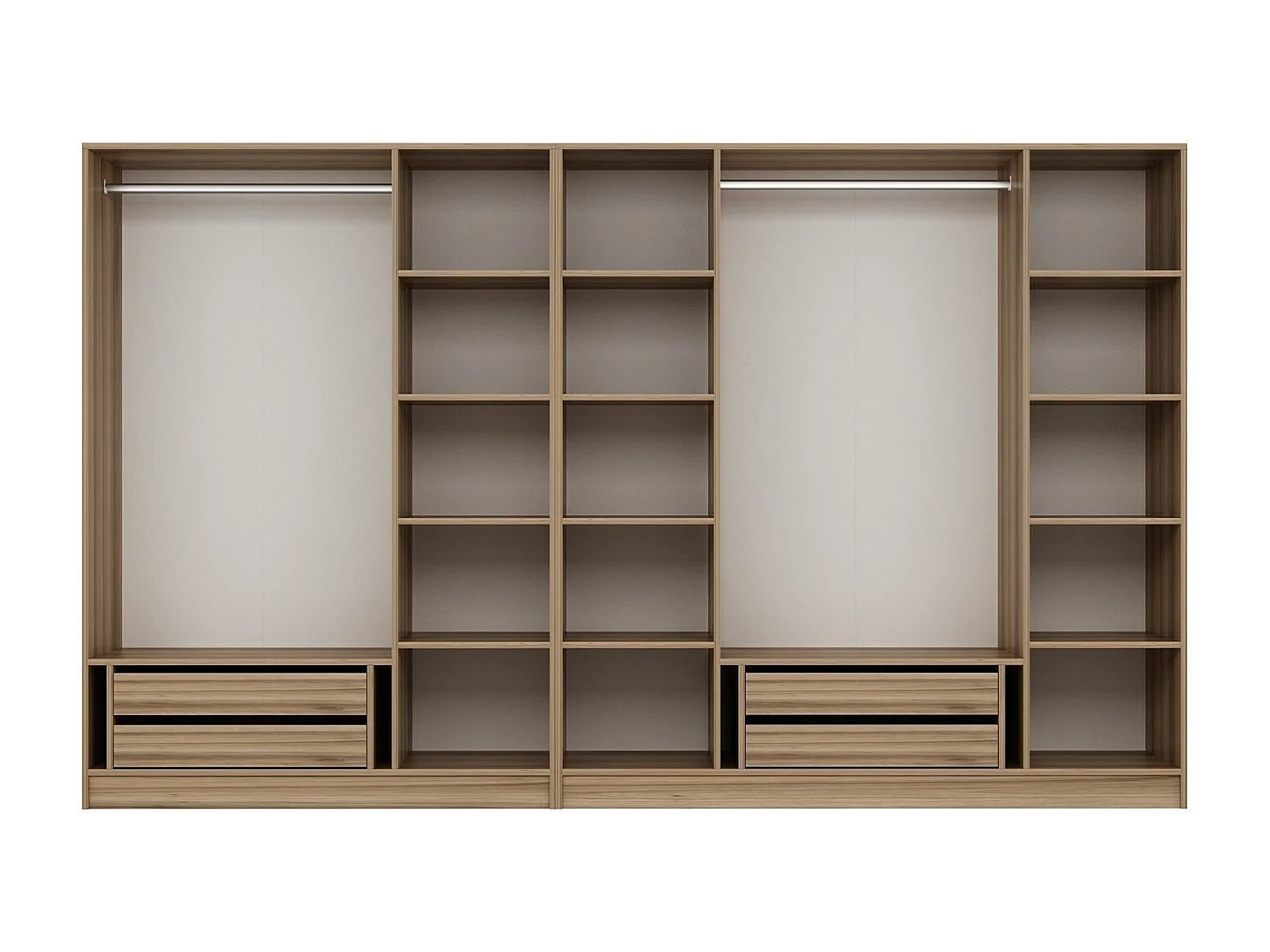 Armario Kale-7673 dore 315x210x52 cm