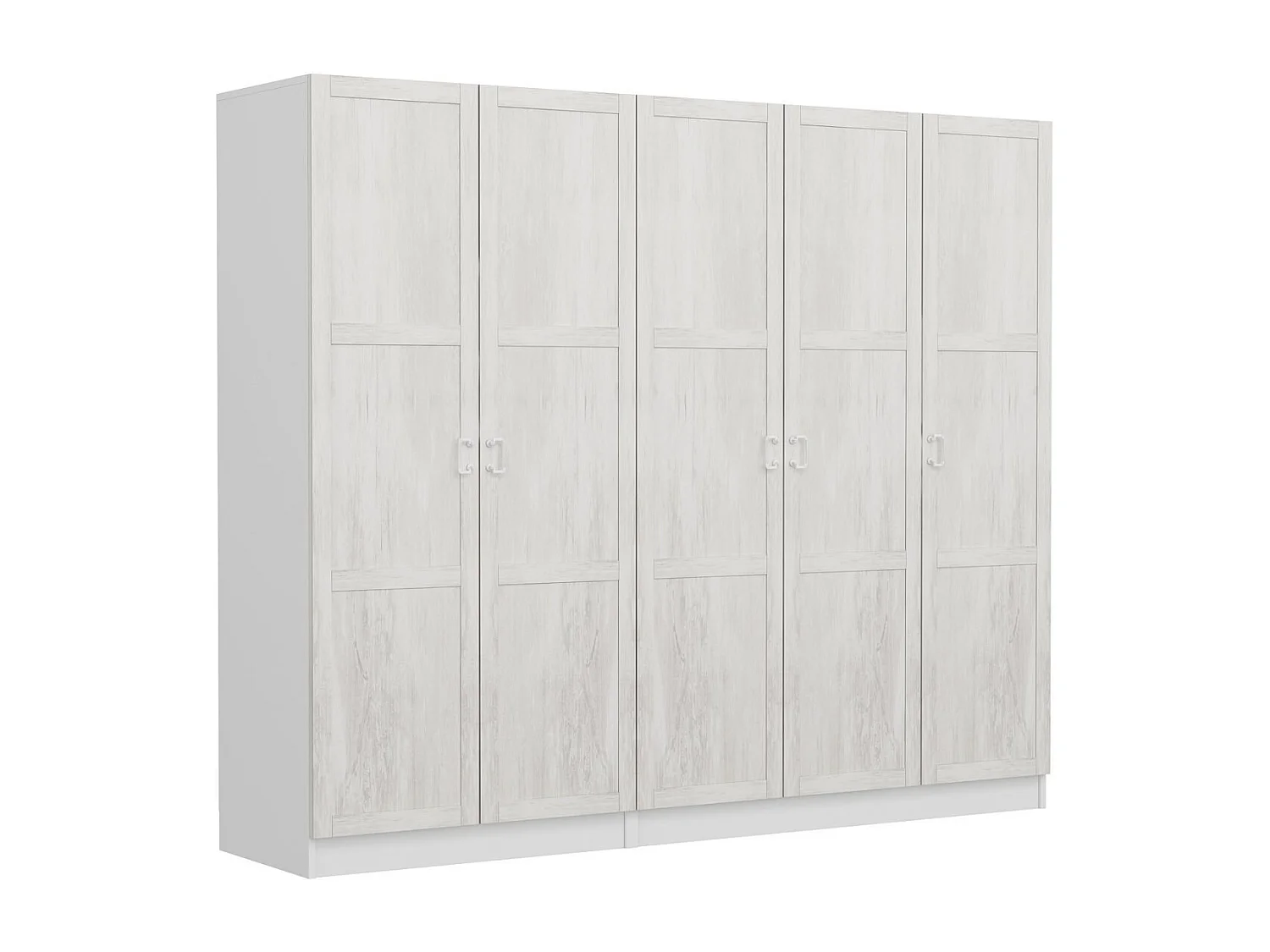 Armario Kale Country-3832 blanco 225x210x52 cm