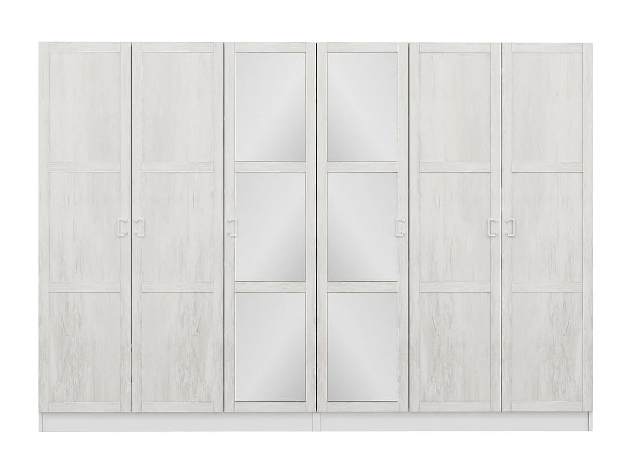 Armario Kale-2463 blanco 270x190x52 cm