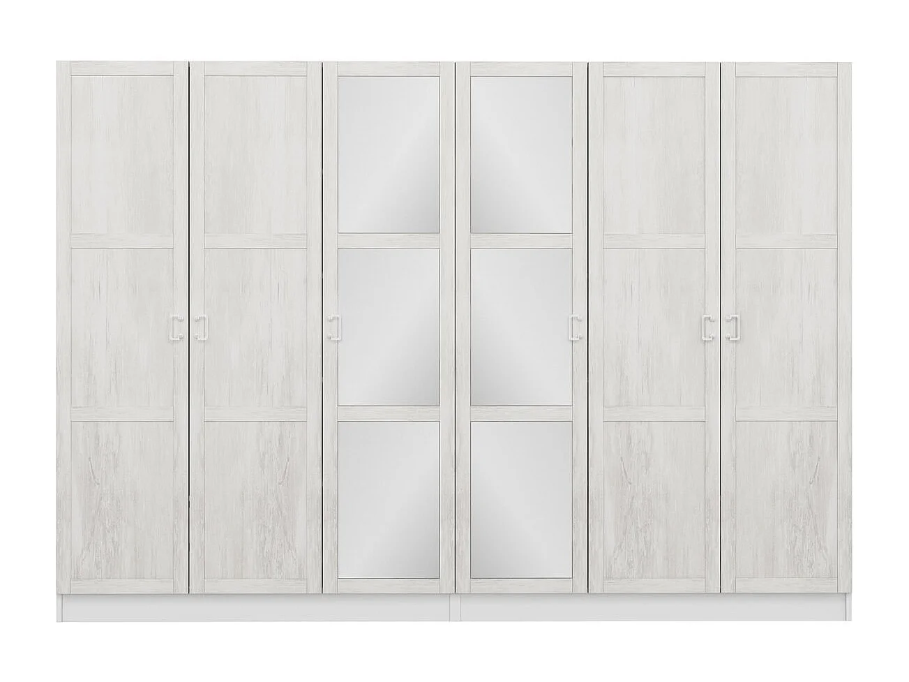 Armario Kale-2463 blanco 270x190x52 cm