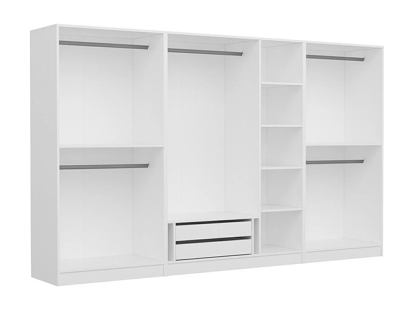 Armario Kale-4931 blanco 315x190x52 cm