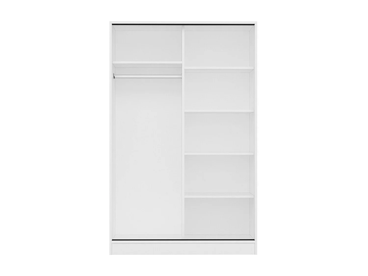 Armoire design 2 portes coulissantes Selong L120xH210cm Blanc