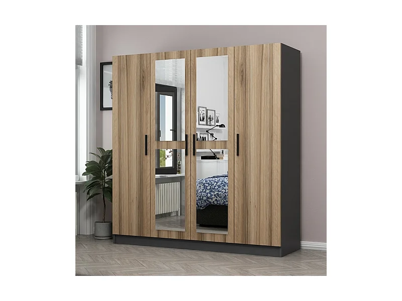 Armario Kale-5011 dore 180x190x52 cm