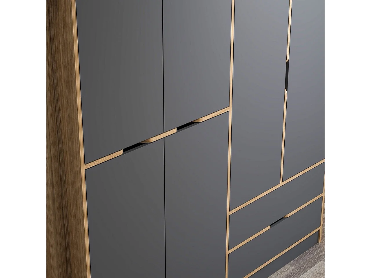 Armario Elina-7200 dore 100x82x35 cm