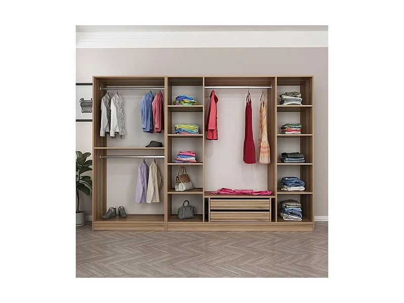 Armario Kale-7540 dore 270x190x52 cm