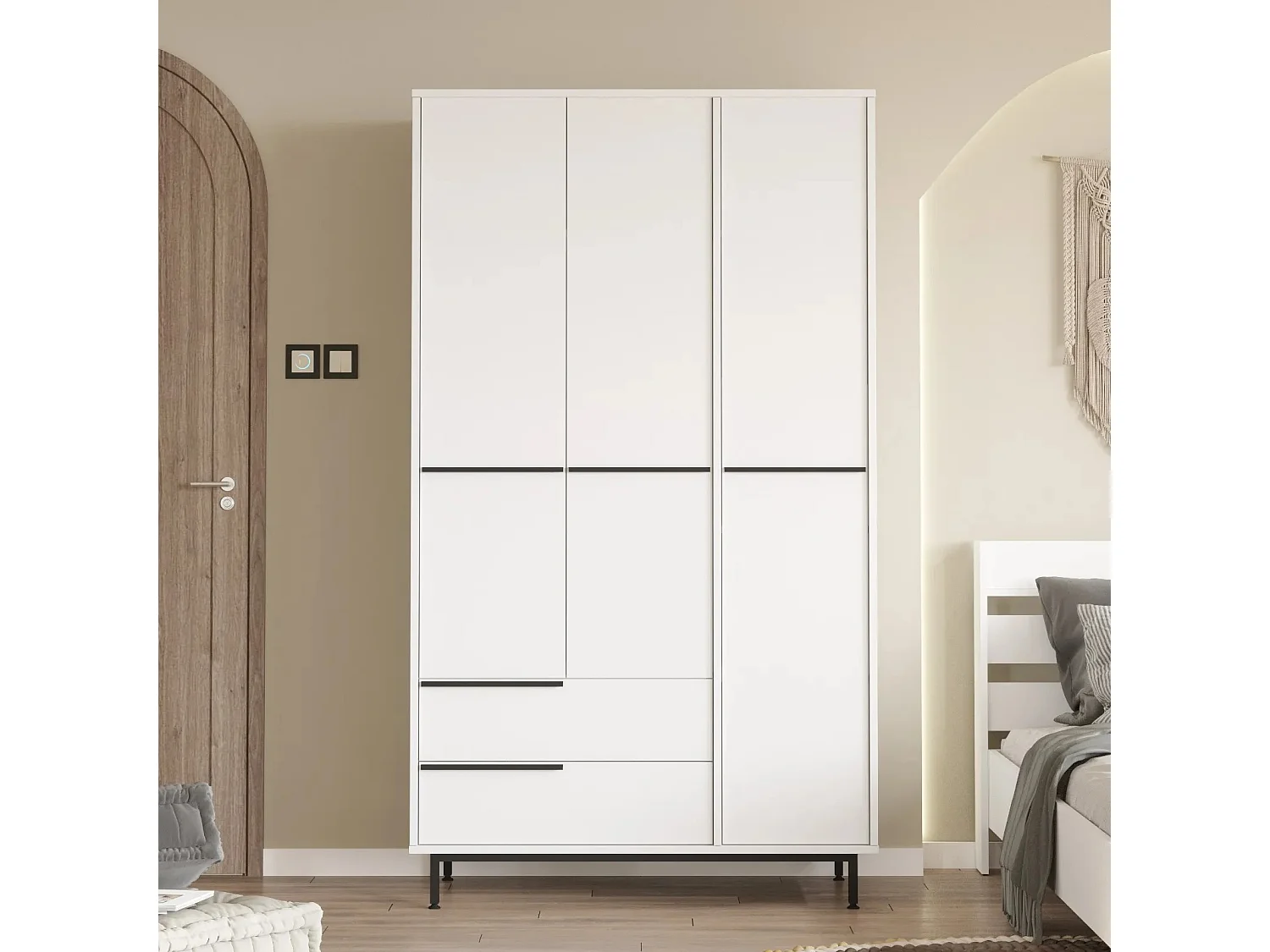 Roupeiro Elegante e Durável para um Quarto Organizado